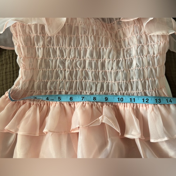 Lisa Says Gah Pink Ruffled Top - Picture 5 of 5